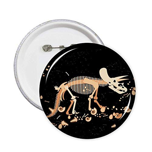 Bones Bone Miniature Dinosaur Pins Badge Button Emblem Accessory Decoration 5pcs