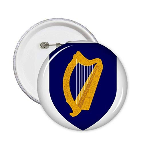 Ireland Europe National Emblem Pins Badge Button Emblem Accessory Decoration 5pcs
