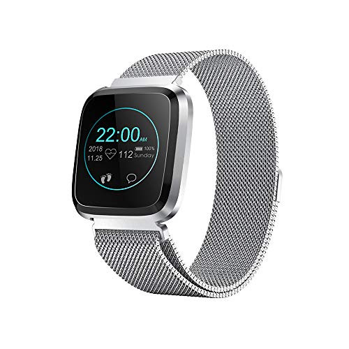 Smart Watch with Bluetooth Fitness Tracker Color Touch Screen Heart Rate Monitor Activity Tracker Pedometer Sleep Monitor Blood Pressure IP68 Waterproof for Smartphone Smart Watch with Bluetooth Fitness Tracker Color Touch Screen Heart Rate Monitor Activity Tracker Pedometer Sleep Monitor Blood Pressure IP68 Waterproof for Smartphone
