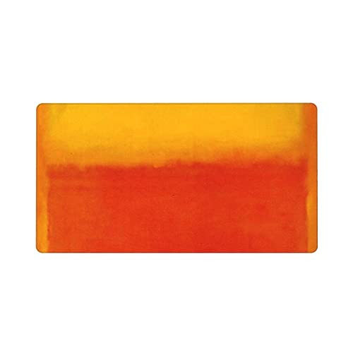 Orange and Yellow Computer Mouse Pad,Laptop Mouse Pads for Computers, Gaming, Office