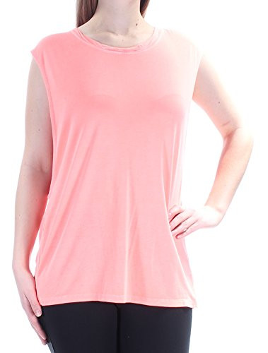 Free People Womens The It Muscle Tank Top, Orange, Medium