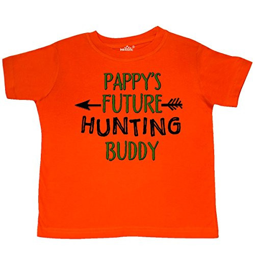 inktastic Pappys Future Hunting Buddy Toddler T-Shirt 4T Orange 31a1e