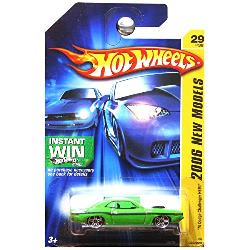 Hot Wheels 2006 New Models 1970 70 Dodge Challenger HEMI Green 29 Hot Wheels 2006 New Models 1970 70 Dodge Challenger HEMI Green 29