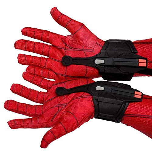 Spider web shooter cosplay hero child props decoration launcher peter wristband accessories black?Does not include gloves? Spider web shooter cosplay hero child props decoration launcher peter wristband accessories black?Does not include gloves?