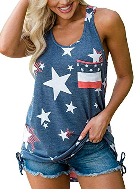 zarmfly Womens American Flag Tank Tops 4th of July Loose Sleeveless Stars Stripes Patriotic T Shirt American star1-4111-M zarmfly Womens American Flag Tank Tops 4th of July Loose Sleeveless Stars Stripes Patriotic T Shirt American star1-4111-M