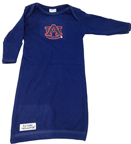 Future Tailgater Auburn Tigers Baby Layette Gown - White