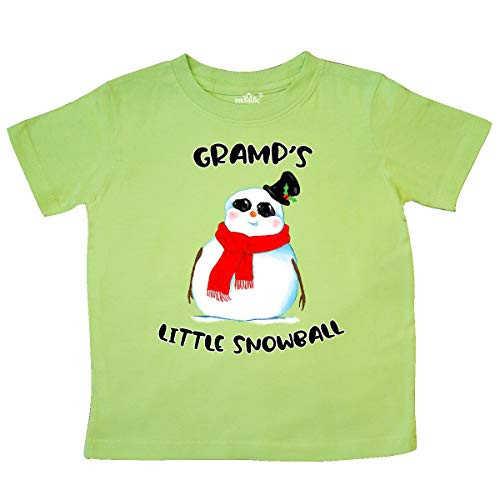 inktastic Christmas Gramp's Little Snowball Toddler T-Shirt 2T Key Lime 3dca6