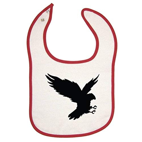 Mashed Clothing Eagle -Black- Red Piping Bib