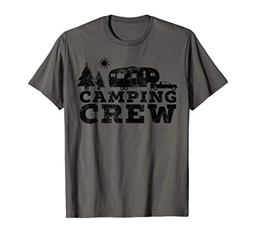 Camping Crew 5th Wheel Camper Family Vacation RV Gift Camp T-Shirt
