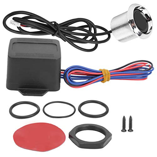 Fydun 12V Car Vehicle Keyless Engine Start Push Button Switch Ignition Starter Kit with Light