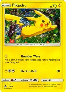 Pikachu - SM04 -Cereal Box Promo- - SM Black Star Promo