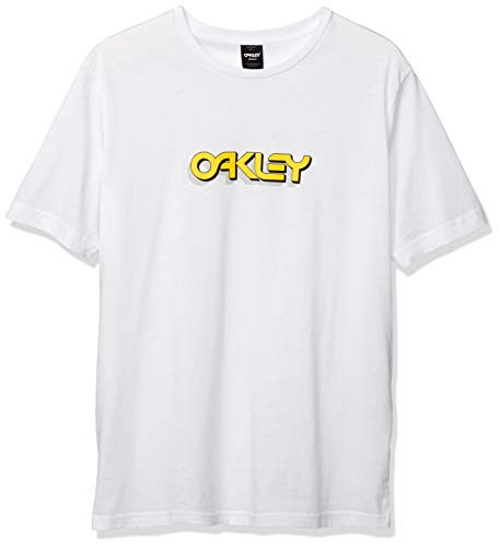 Oakley Men's Tridimensional Tee, White, L
