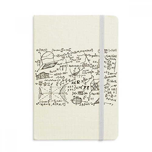 Geometry Mathematical Formulas Calculus Figure Notebook Official Fabric Hard Cover Classic Journal Diary