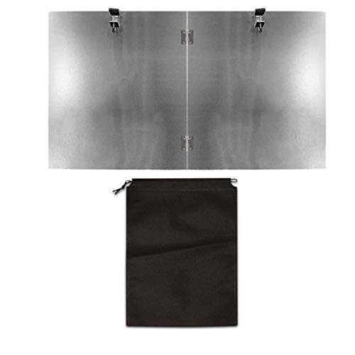 Heat Focusing Reflector for Patio Heaters Adjustable  and  Stackable Directional Heat Reflector Heat Focusing Reflector with Unique Parabolic Design for Round Natural Gas Propane Patio Heaters