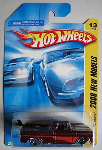 HOT WHEELS 2008 NEW MODELS RED CUSTOM '62 CHEVY 13/40 OS5 WHEEL