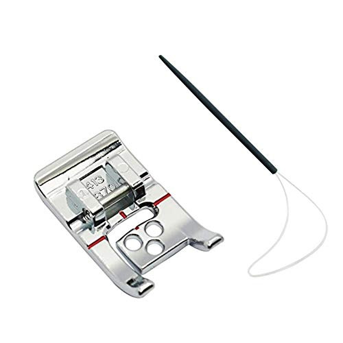 DREAMSTITCH 4131870-45 Snap On 3 Hole Yarn Presser Foot Couching Foot with Cord Threader for Viking Group 1,2,3,4,5,6,7,8,9 Sewing Machine