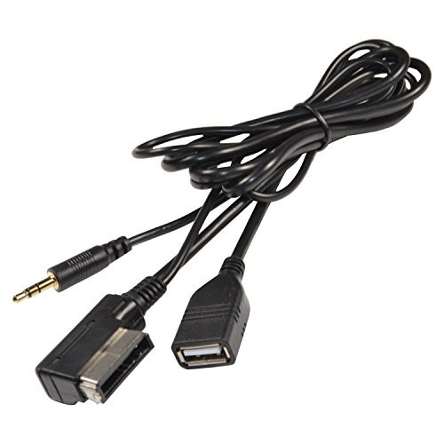 HQRP MDI AMI MMI Interface USB / AUX Cable Compatible with Volkswagen VW Jetta Golf Passat CC Tiguan Touareg EOS Plus HQRP Coaster HQRP MDI AMI MMI Interface USB / AUX Cable Compatible with Volkswagen VW Jetta Golf Passat CC Tiguan Touareg EOS Plus HQRP Coaster