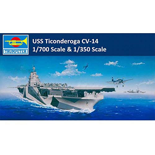 Trumpeter 05736 USS Ticonderoga CV-14, 1/700 Scale Plastic Model Kit