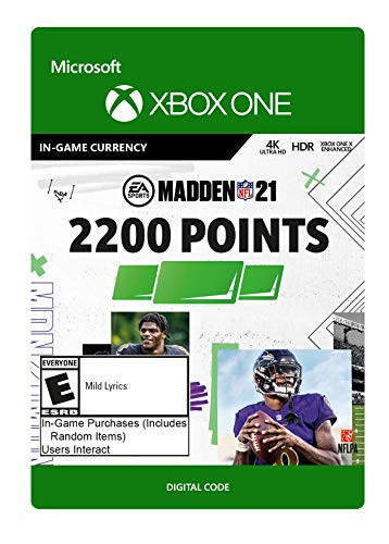 Madden NFL 21- 2200 Madden Points - Xbox One -Digital Code-