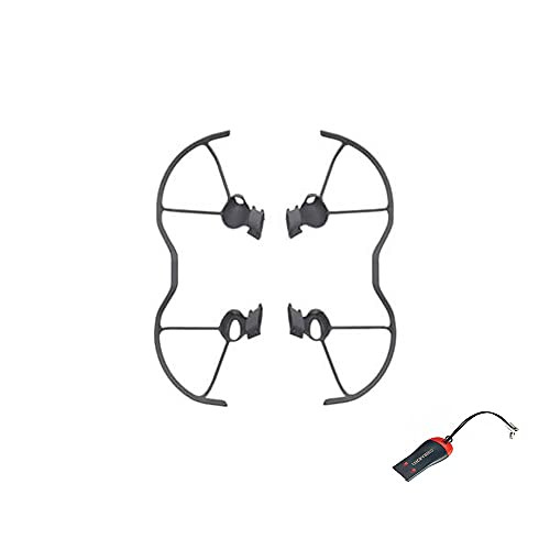 FPV Drone Propeller Guard -Set-, Original Accessory Quick-Release Propellers Protector for FPV Drone with Luckybird USB Reader