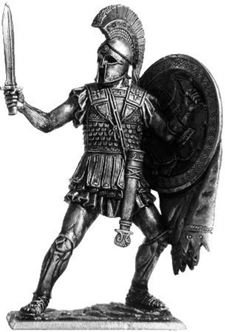 Athenian Hoplite -490 BC- Tin Soldiers Metal Sculpture Miniature Figure Collection 54mm -Scale 1/32- -A209- Athenian Hoplite -490 BC- Tin Soldiers Metal Sculpture Miniature Figure Collection 54mm -Scale 1/32- -A209-