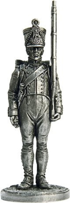 Fusilier 61-th Linear Regiment Tin Soldiers Metal Sculpture Miniature Figure Collection 54mm -Scale 1/32- -Nap-37-