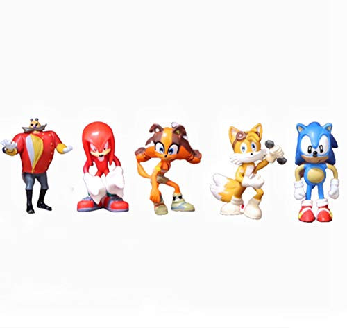 XIANGAN New Combination Sonic Figure 5pcs/lot Sonic The Hedgehog PVC Action Figure Collection Model Toy XIANGAN New Combination Sonic Figure 5pcs/lot Sonic The Hedgehog PVC Action Figure Collection Model Toy