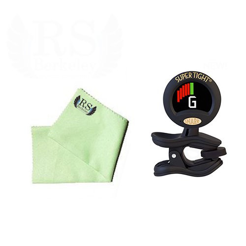 Guitar Tuner Pack - Snark ST-8 Super Tight All Instrument Tuner Includes Bonus RS Berkeley Guitar Cleaning Cloth
