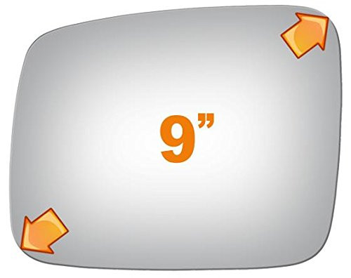 Flat Driver Side Mirror Replacement Glass for 1992-2003 VOLKSWAGEN EUROVAN