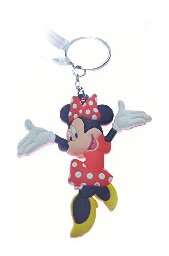 Disney Minnie Jumping Rubber Keychain