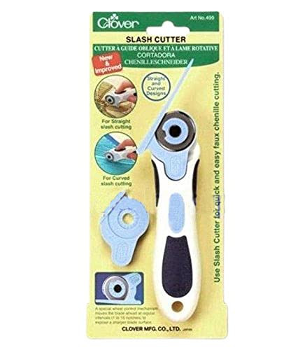 Clover 1-1/8" Round Blade Straight and Curved Slash Cutter 499 Wheel Cutter