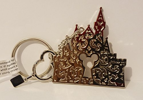 Disney Parks Mickey Mouse Icon Keys To The Kingdom Metal Keychain