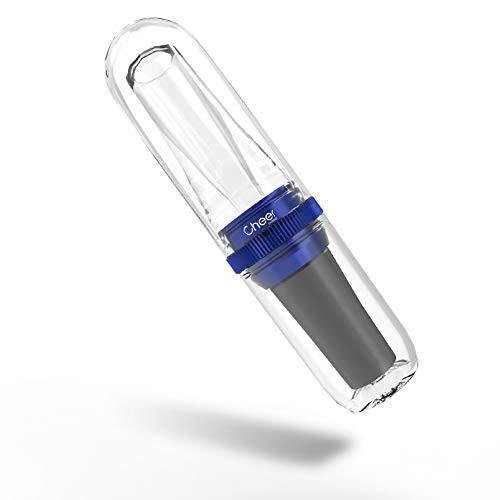 CHEER MODA Wine Aerator Pourer - Wine Aerating Pourer, Premium Decanter Spout, Portable Wine Pourer, Best Gift for Wine Lovers and Enthusiast, Blue