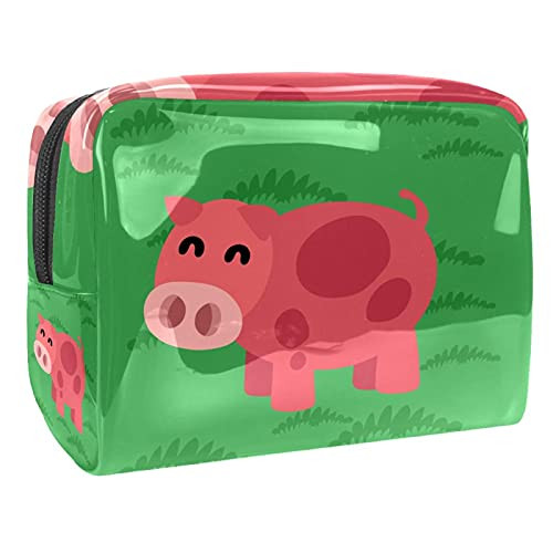Green Pig 18.5x7.5x13cm/7.3x3x5.1in Cosmetic Makeup Case Beauty Bag Cosmetic Bag for Women Tote Cosmetic Bag Travel Accessory Organizer Green Pig 18.5x7.5x13cm/7.3x3x5.1in Cosmetic Makeup Case Beauty Bag Cosmetic Bag for Women Tote Cosmetic Bag Travel Accessory Organizer