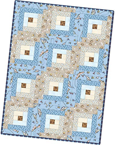 Kris Lammers Cozy Cabin Log Cabin Pod Quilt Kit Maywood Studio