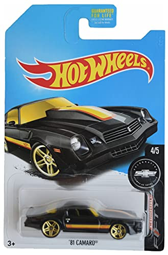 DieCast Hotwheels '81 Camaro, Fifty Years of Camaro 4/5 -Black-