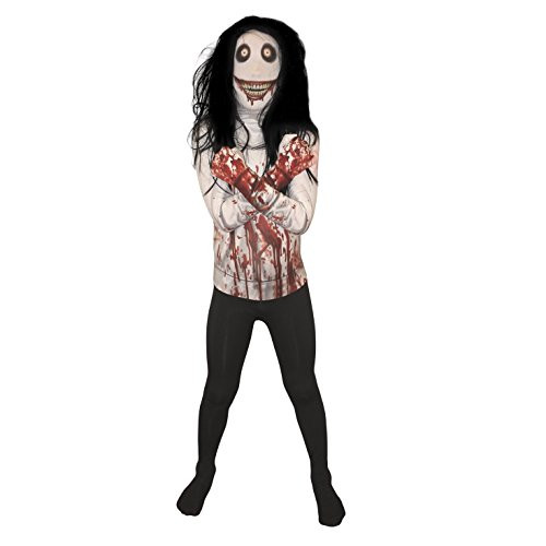 Morphsuits Jeff The Killer Kids Monster Urban Legend Costume - Small 3'-3'5 / 6-8 years (91cm-104 cm)