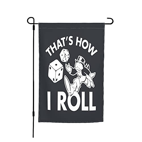 Garden Flag That'S How I Roll Six Double Sided Small Vertical Seasonal Outside For Farmhouse Yard 12"X18"