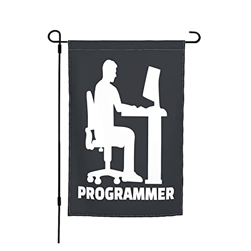 Garden Flag Programmer Double Sided Small Vertical Seasonal Outside For Farmhouse Yard 12"X18"