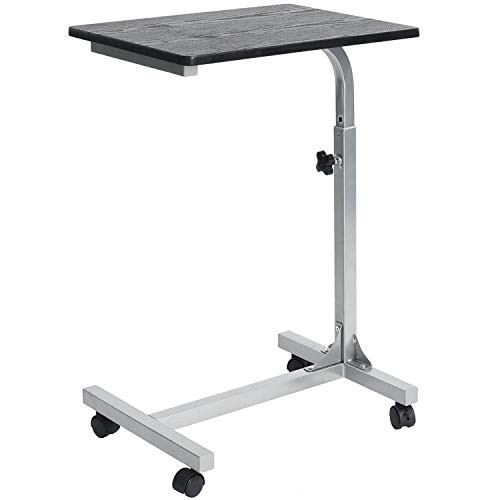 Coavas Overbed Table Medical Adjustable Portable Notebook Desk Sofa Side Table for Studying Reading Breakfast Table BELLO-16