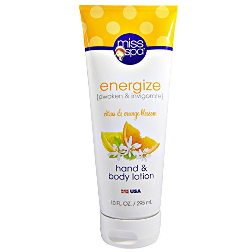 Miss Spa, Energize, Hand and Body Lotion, Citrus and Orange Blossom, 10 floz Miss Spa, Energize, Hand and Body Lotion, Citrus and Orange Blossom, 10 floz