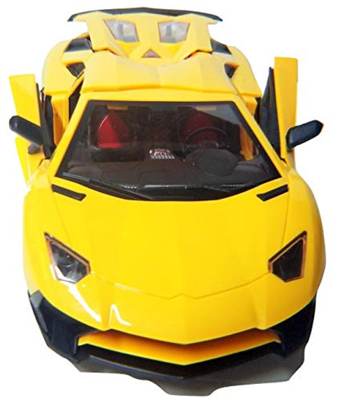 Super Car | Battery Operated Remote Control Yellow Bugatti Car | Working Doors, Trunk and Lights 1/12 Scale RC Super Car | Battery Operated Remote Control Yellow Bugatti Car | Working Doors, Trunk and Lights 1/12 Scale RC