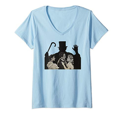 Womens Classic Horror Movie-Strange Case of Dr. Jekyll and Mr. Hyde V-Neck T-Shirt