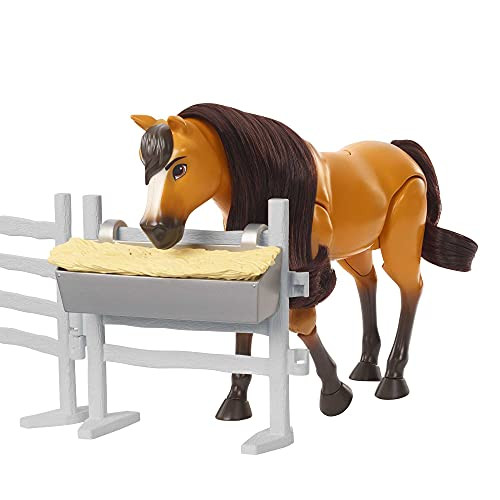 Spirit Untamed ?Spirit Untamed Forever Free Spirit Horse -8-in- with Realistic Walking Feature, Neighing Sounds, Long Mane and Tail Hair, Brush, Hay Bale, and Apple Snack Accessories Spirit Untamed ?Spirit Untamed Forever Free Spirit Horse -8-in- with Realistic Walking Feature, Neighing Sounds, Long Mane and Tail Hair, Brush, Hay Bale, and Apple Snack Accessories