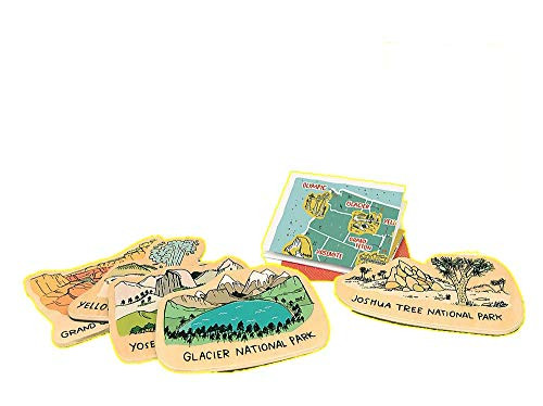 Vinyl-It The National Parks- A Wooden Magnet Mini Figure Set Miniature Figurine Kit