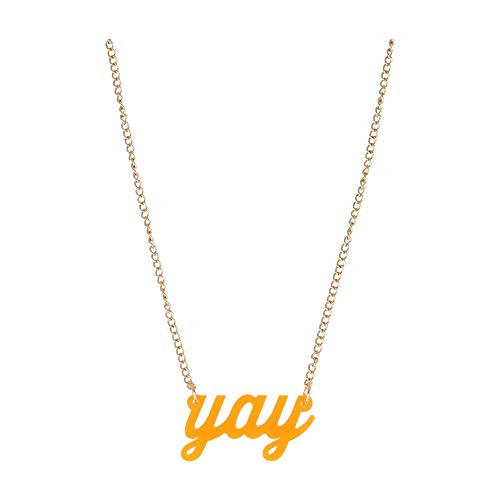 Meri Meri Orange Yay Necklace - 6 Pack Bundle
