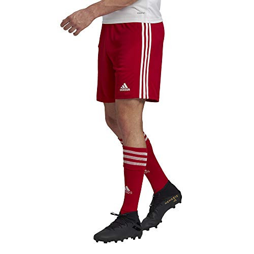 adidas Men's Squadra 21 Shorts, Team Power Red/White, Small