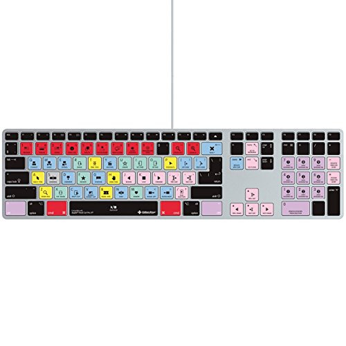 Final Cut Pro X Keyboard Cover for Apple iMac Wired USB Keyboard