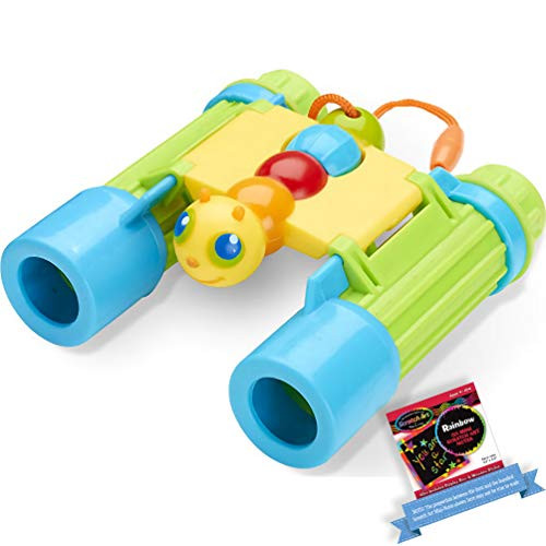 Melissa  and  Doug Giddy Buggy- Sunny Patch Outdoor Play Series  and  1 Scratch Art Mini-Pad Bundle -06091-