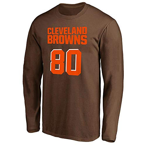 NFL Youth Team Color Mainliner Player Name and Number Long Sleeve Jersey T-Shirt -Small 8, Jarvis Landry Cleveland Browns Brown- NFL Youth Team Color Mainliner Player Name and Number Long Sleeve Jersey T-Shirt -Small 8, Jarvis Landry Cleveland Browns Brown-